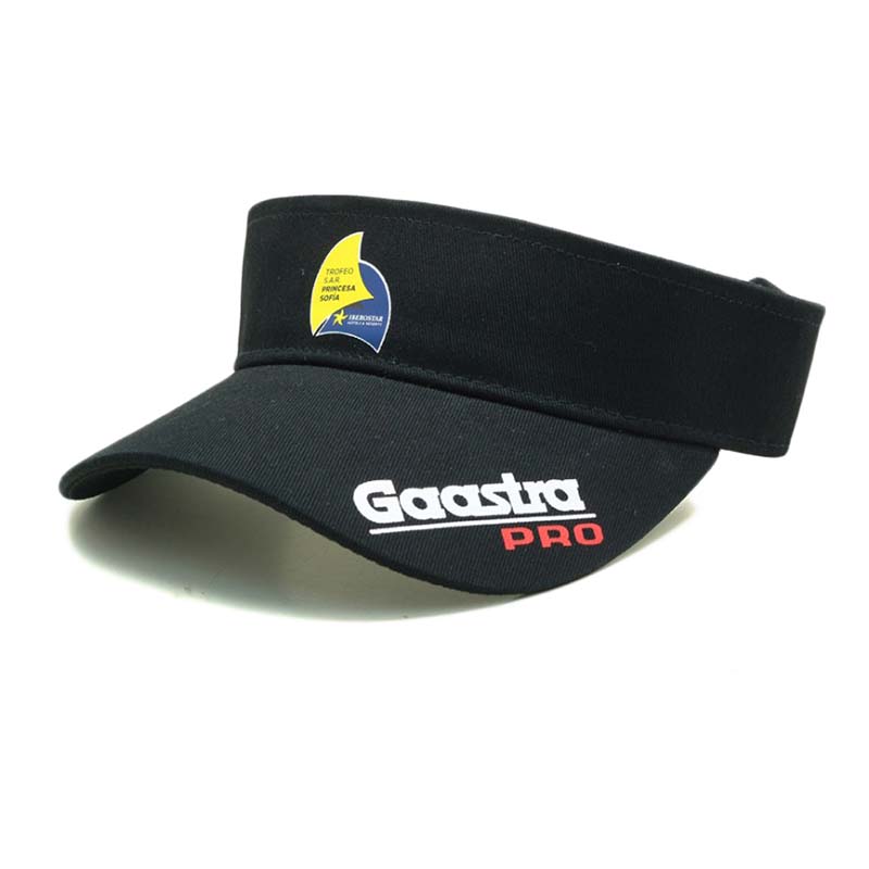 印花遮陽跑步空頂帽定制