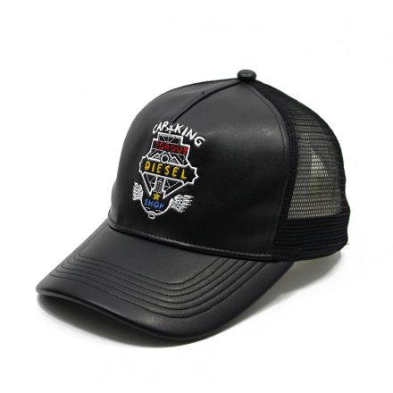 皮帶扣皮革透氣帽定制