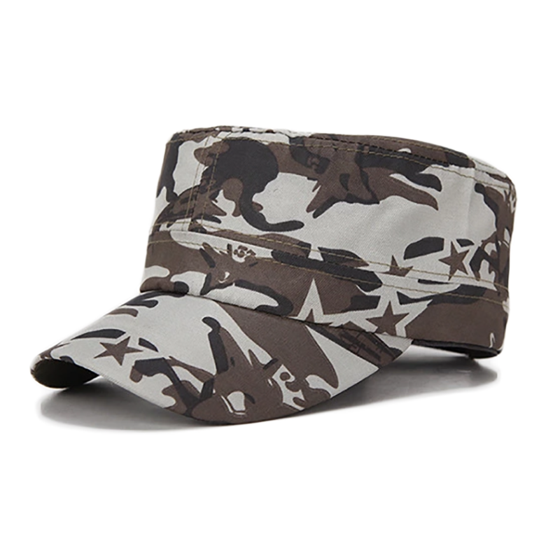 訂做個性平頂軍帽-平頂帽生產廠家