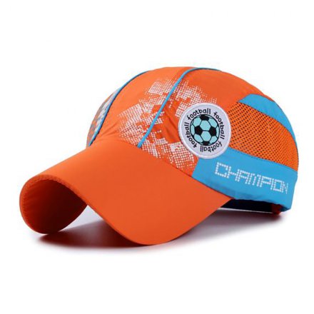 足球活動繡花兒童帽定制