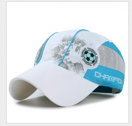 足球活動繡花兒童帽定制